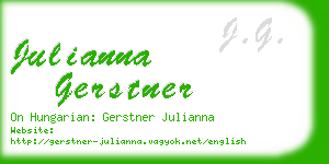 julianna gerstner business card